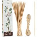 Own Grown Bamboo Plant Stakes - 1 Set