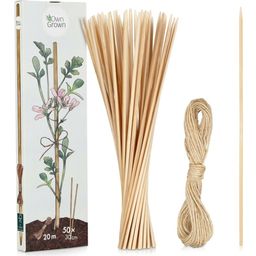 Own Grown Bastoncini di Bambù per Piante - 1 set