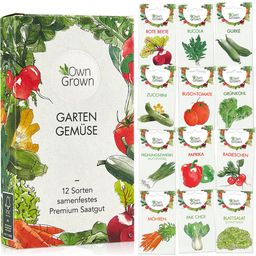 Own Grown Vrtna zelenjava set 12 vrst semen - 1 set.