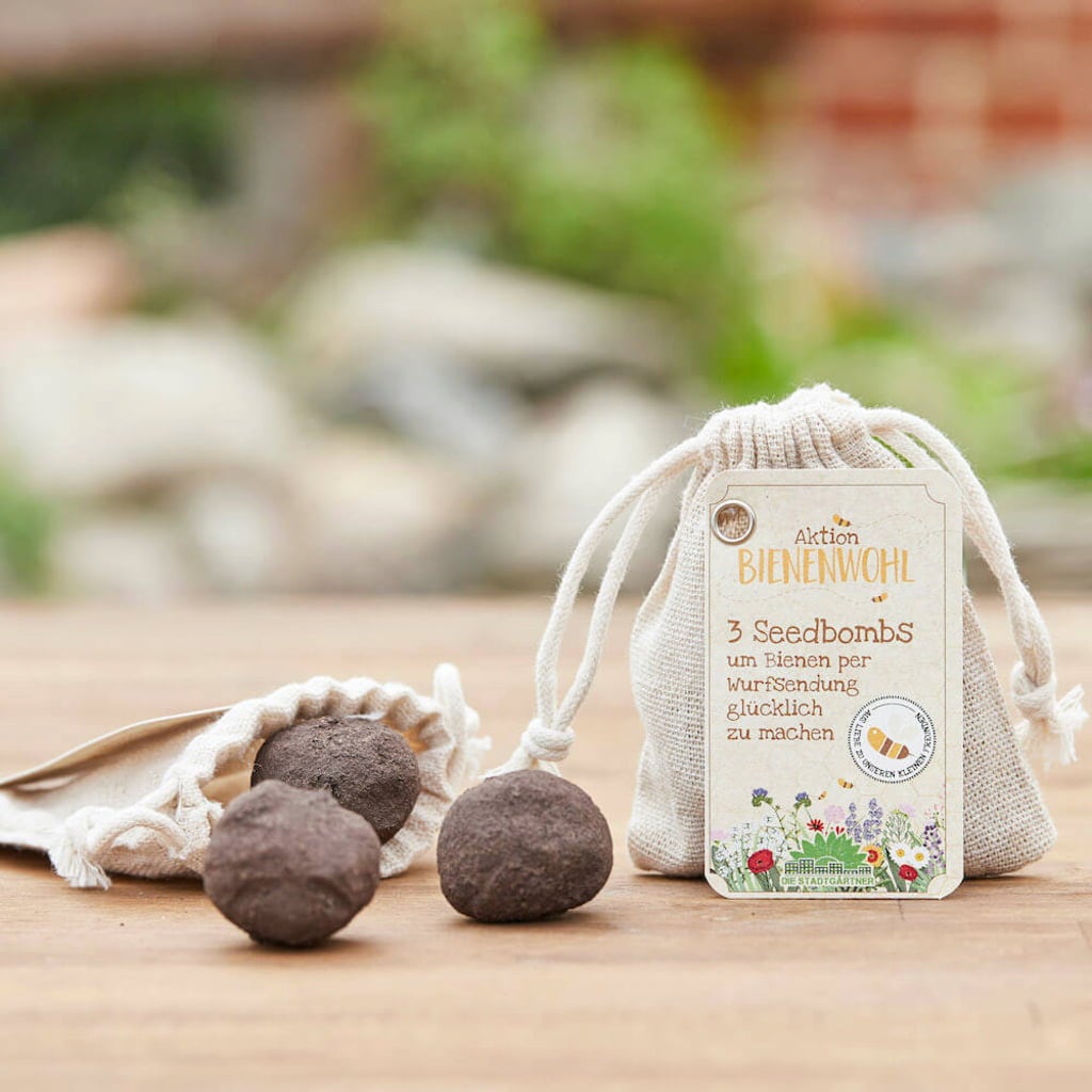 Die Stadtgärtner For the Bees - 3 Seed Bombs - 1 Pkg
