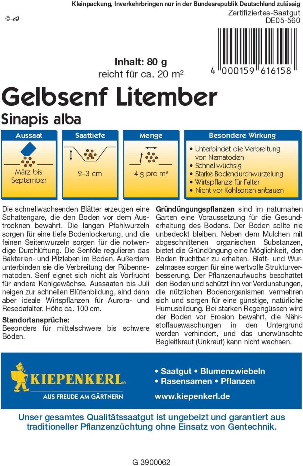 Kiepenkerl Gelbsenf