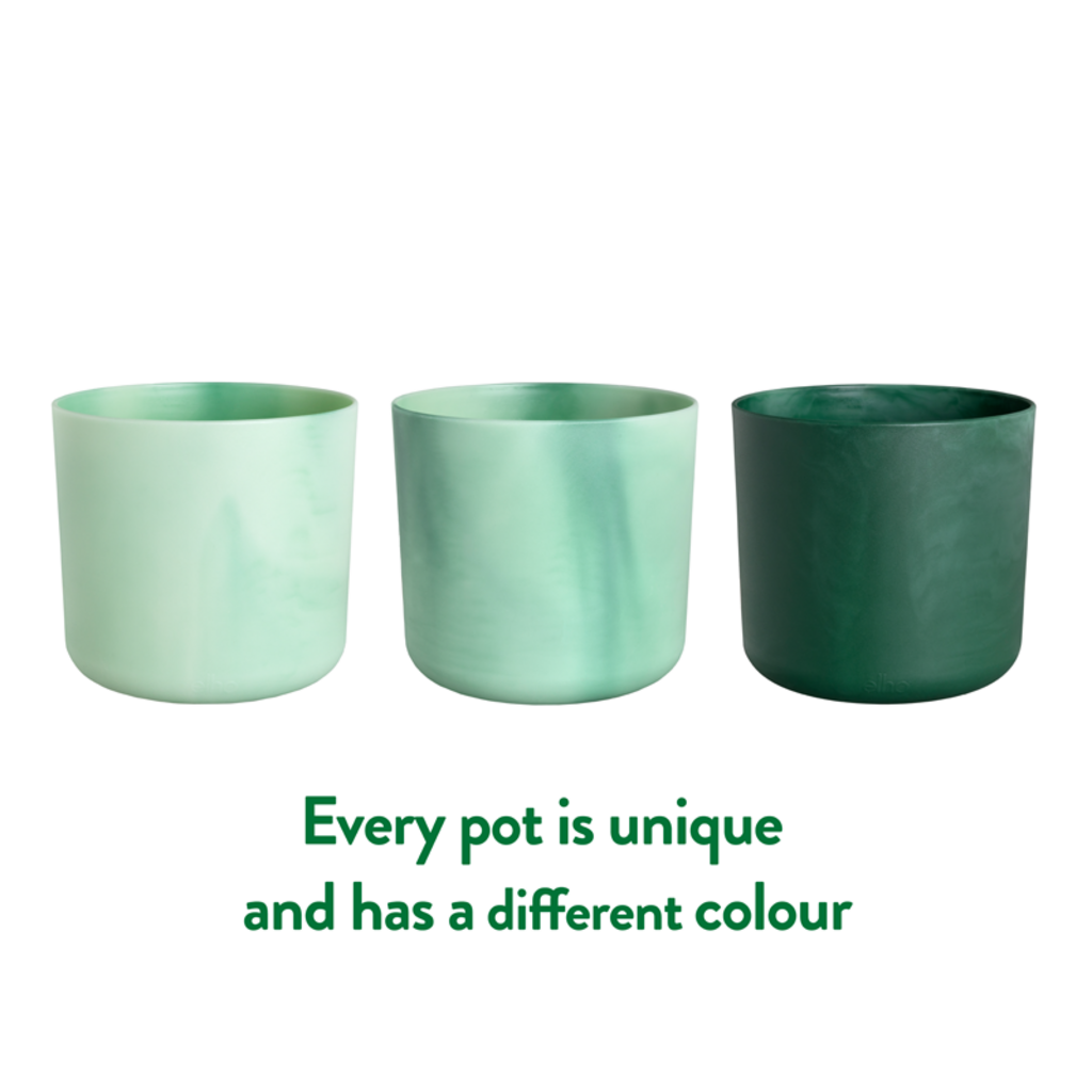 Pot Rond THE OCEAN COLLECTION - Vert Pacifique - 14 cm