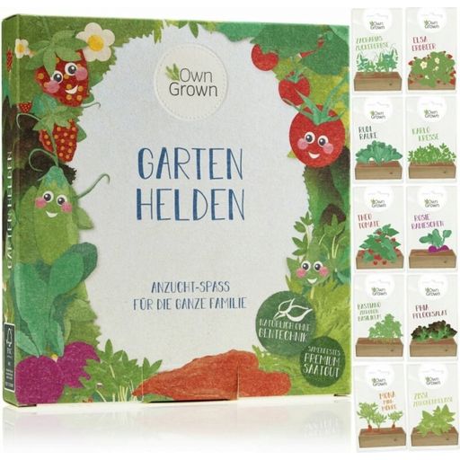 Own Grown Coffret de 10 Semences - Héros du Jardin - 1 kit
