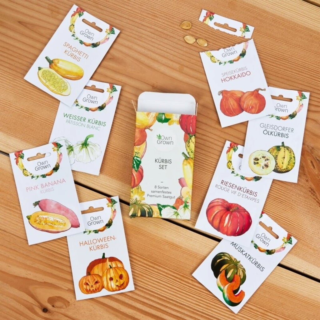 Own Grown Kürbis-Samen 8er Set
