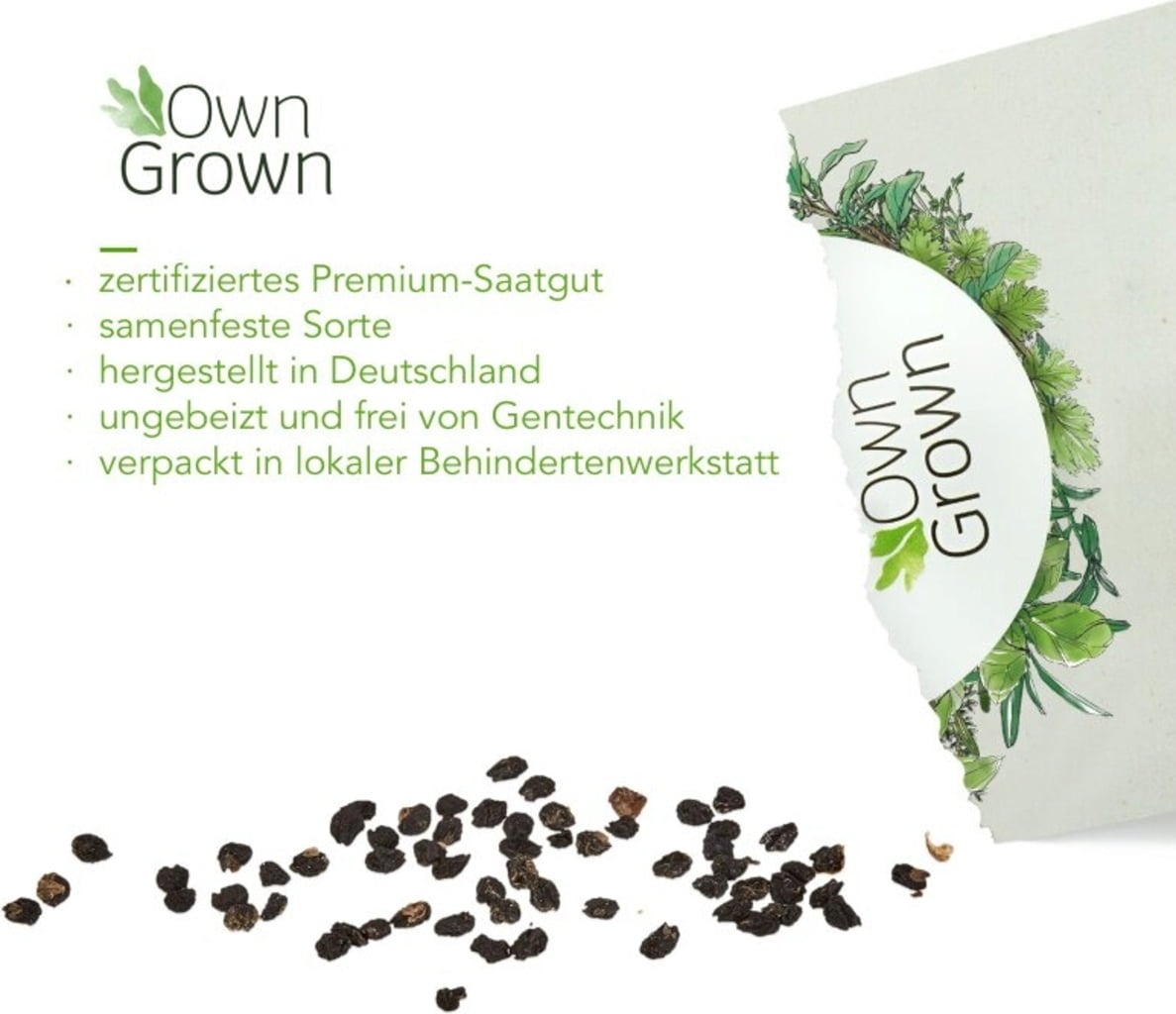 Own Grown Coffret de 12 Semences - Herbes Sauvages