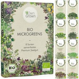 Own Grown Organic Microgreens Seeds - Set of 8 - 1 Set