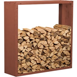 prima terra Regal za drva rjasta patina - 118 x 118 cm