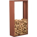 prima terra Kaminholzregal Edelrost - 158 x 78 cm
