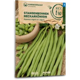 Judía Verde Trepadora Bio - Neckarkönigin