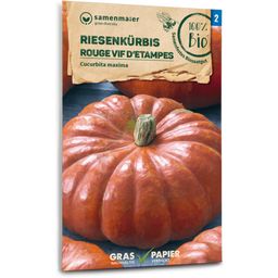 Organic Giant Pumpkin "Rouge vif d'Etampes"