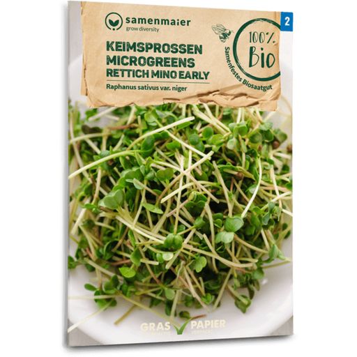Organic Sprouts/Microgreens - "Mino Early" Radish
