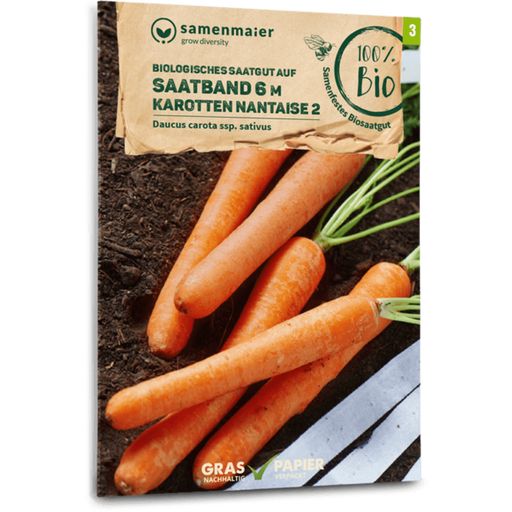 Samen Maier Organic Carrot Seed Tape 