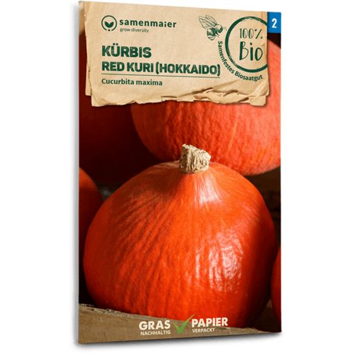 Organic Pumpkin, Giant, Red Kuri 
