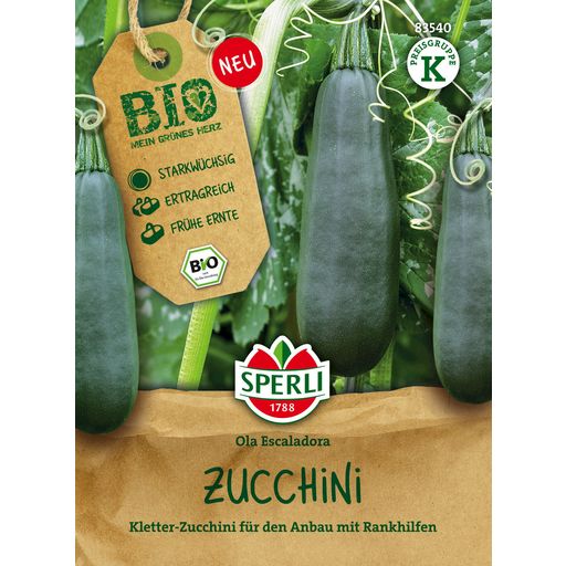 Organic Climbing Zucchini, Ola Escaladora
