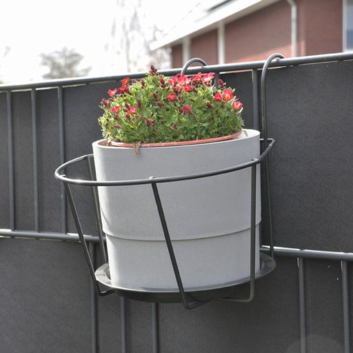 Esschert Design Nosilec za cvetlične balkonske lonce - L