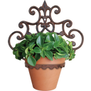 Esschert Design Cast Iron Hanging Flowerpot Basket - 1 item