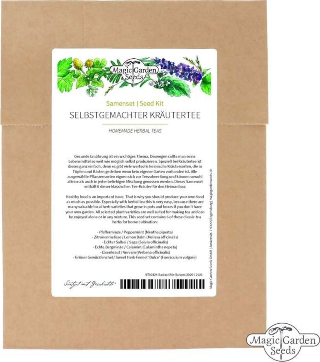 Magic Garden Seeds Selbstgemachter Kräutertee - Samenset