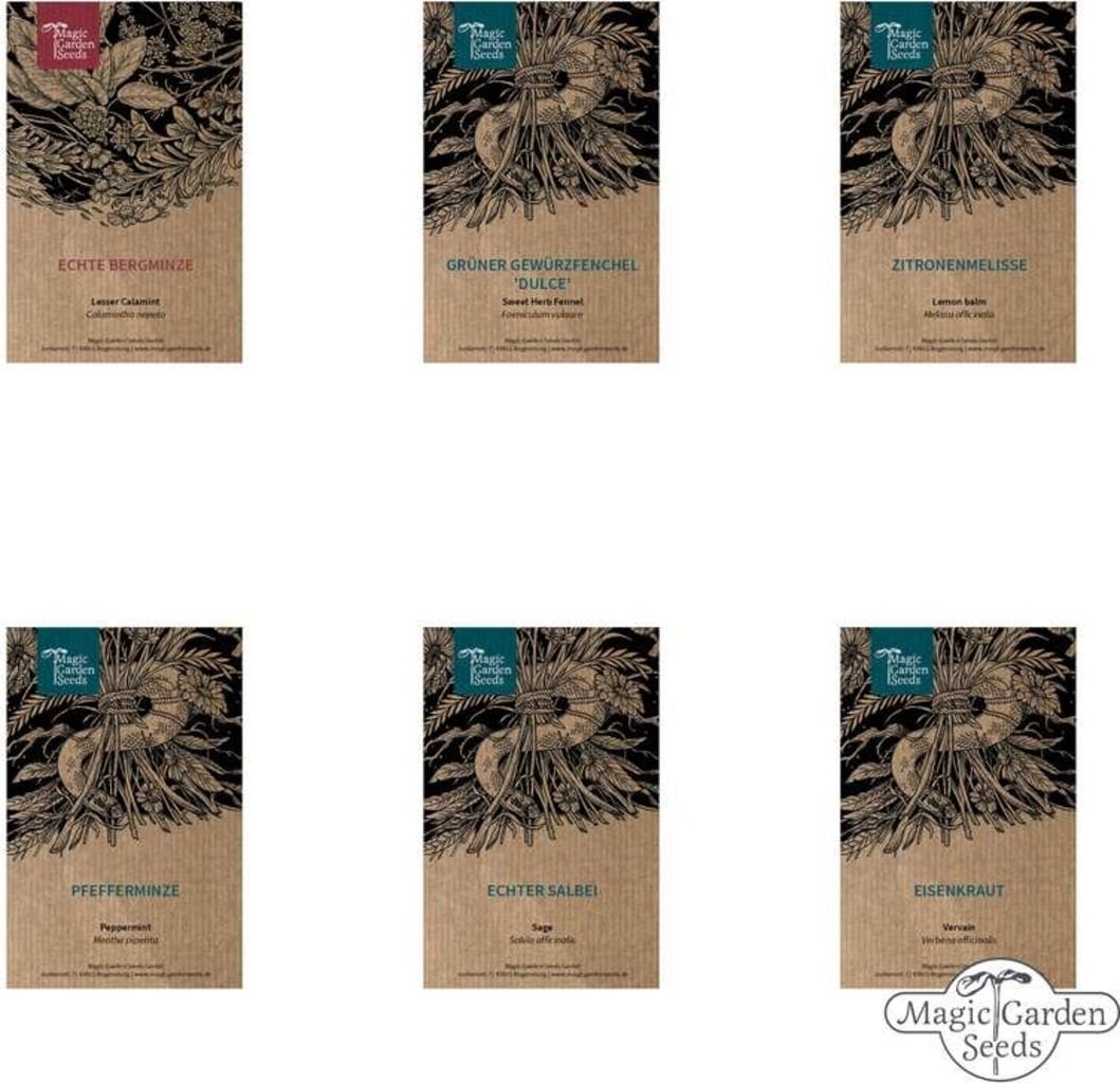 Magic Garden Seeds Selbstgemachter Kräutertee - Samenset
