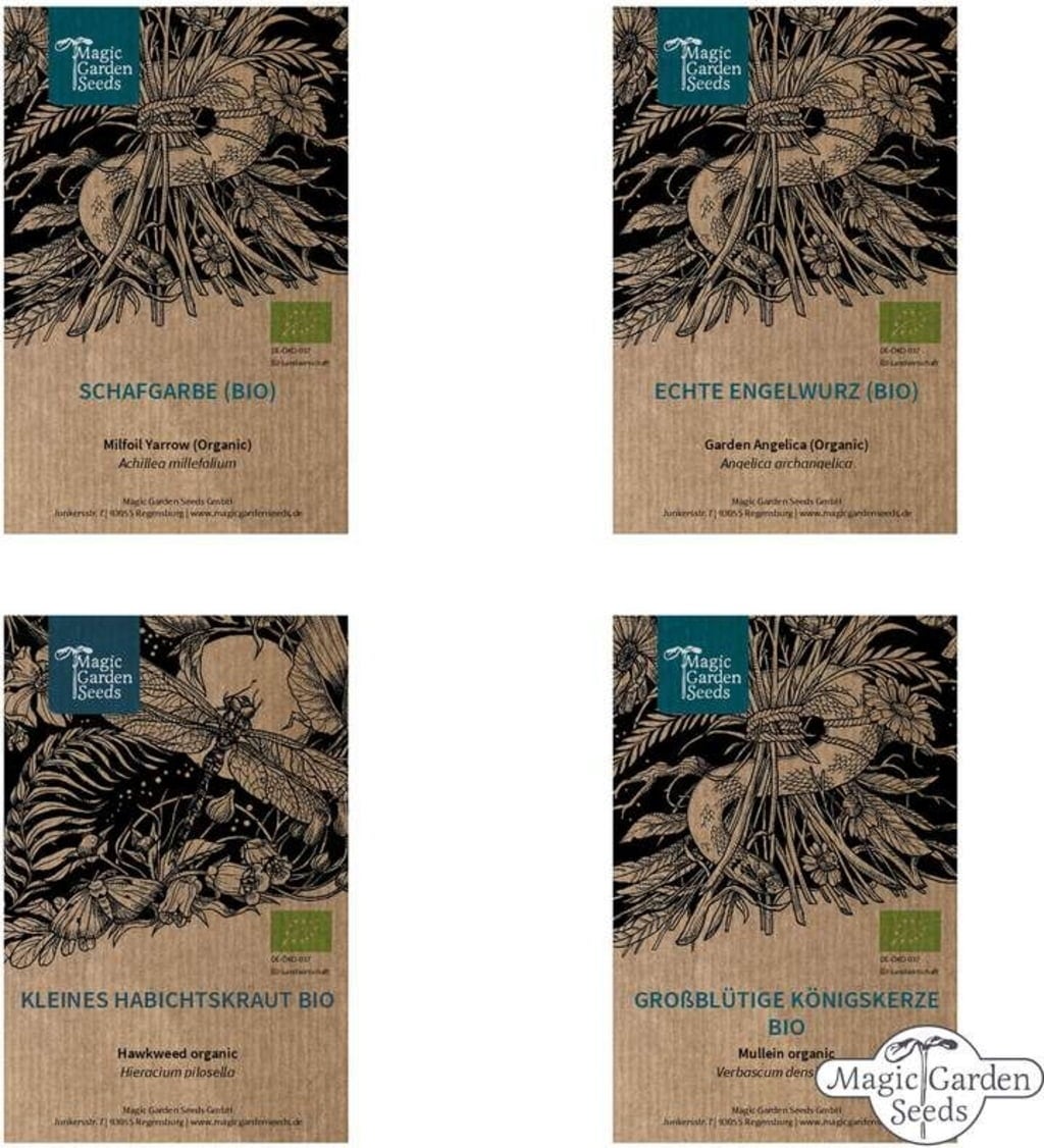 Bio tradicionalne močne in zaščitne rastline - set semen