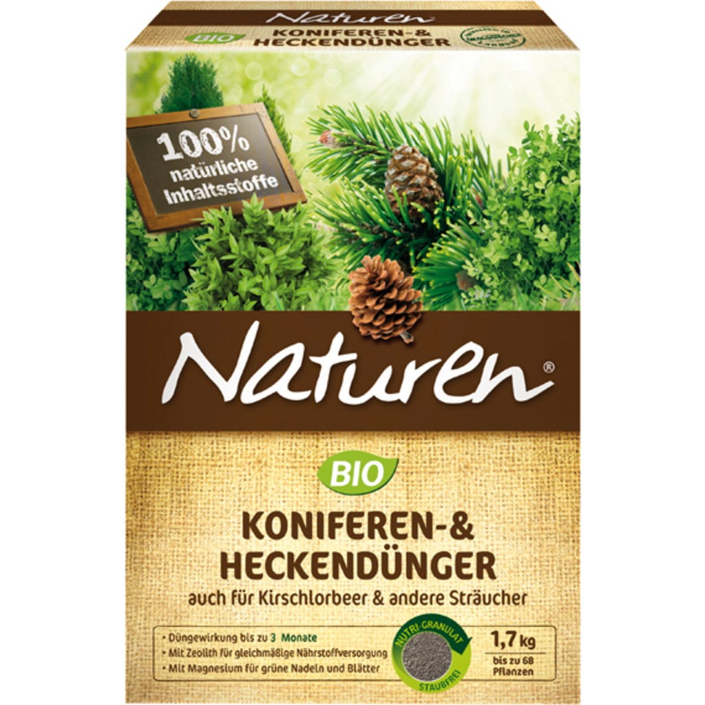 SUBSTRAL Naturen BIO Koniferen- & Heckendnger, 1,20 kg - Bloomling  Deutschland