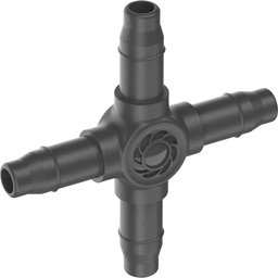 Micro-Drip-System 4-Way Coupling 4.6 mm (3/16