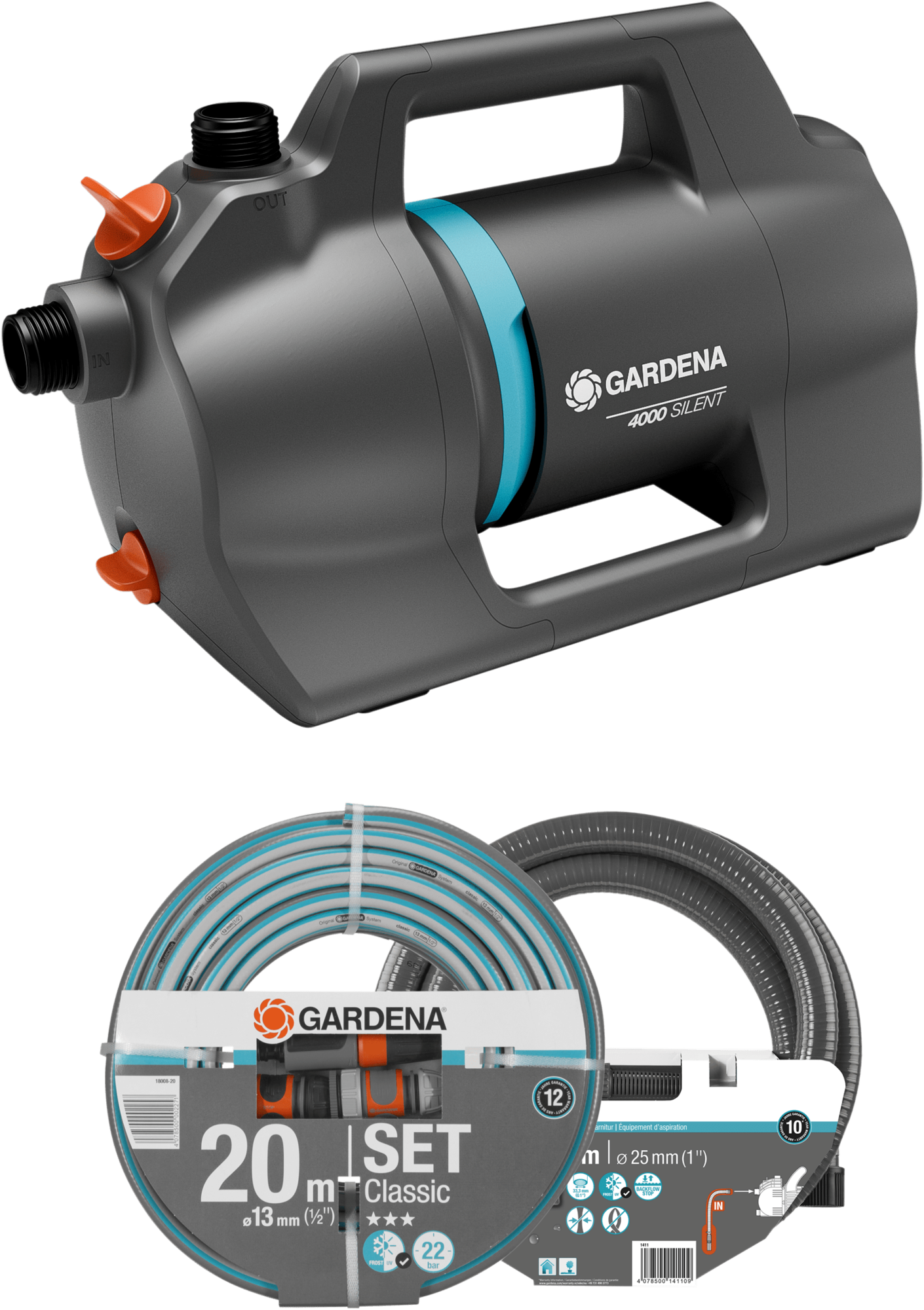Gardena Garden Pump 4100 Silent Set