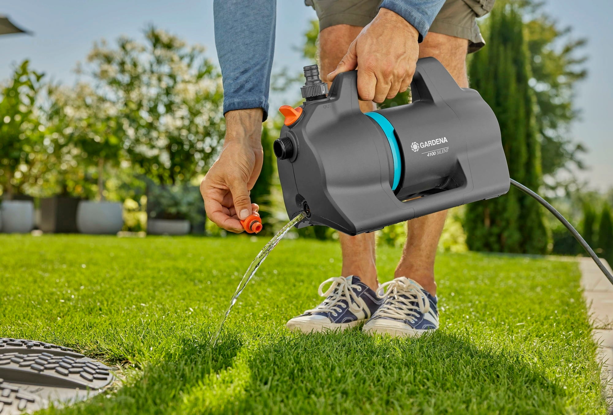 Ensemble Pompe d'Arrosage de Surface 4100 Silent 
