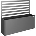 Trellis - Raised Vegetable Bed, For 2 m Width - Dark grey metallic