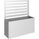 Rankgitter Hochbeet für 1,5m Seite, silber-metallic