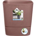 elho greensense aqua care 30cm, square - Clay Brown