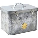 Burgon & Ball Galvanized Metal Seed Storage Box