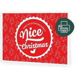 Nice Christmas - Chèque-Cadeau à imprimer soi-même