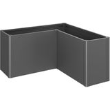 Planter Box - Belvedere MAXI, Metallic Dark Grey 