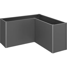 Planter Box - Belvedere MAXI, Metallic Dark Grey  - L150