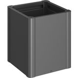 Planter Box - Belvedere MIDI, Metallic Dark Grey 