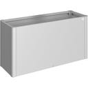 Hochbeet silber-metallic, 1,5x0,5