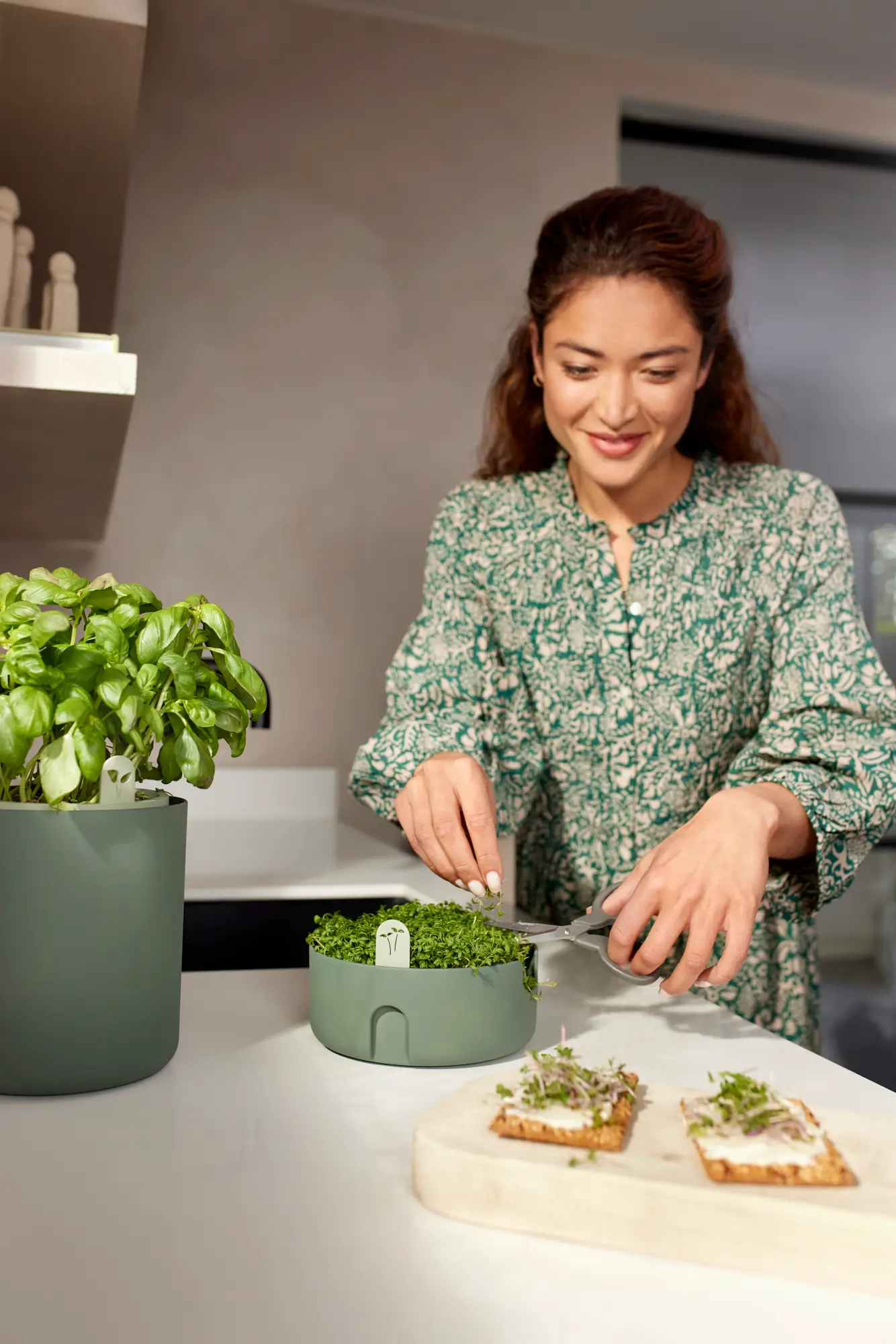 Lonec za gojenje Microgreens 