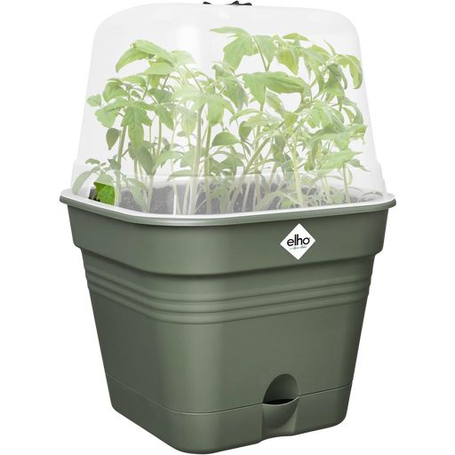 elho Green Basics Growing Pots 20cm - Square - Leaf Green