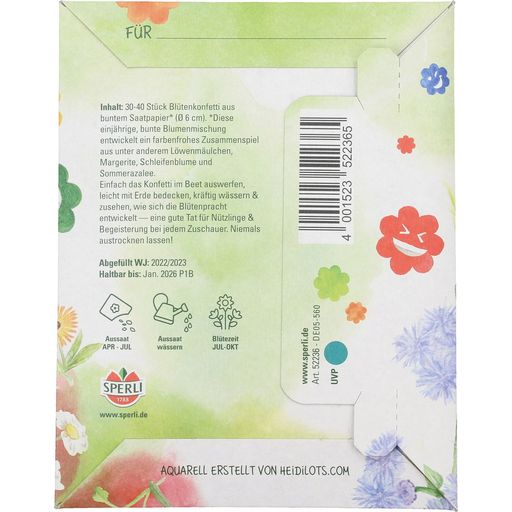 Sperli Flower Seed Confetti - 1 Pkg