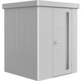 Garden Shed - Neo | Standard Door, Metallic Silver