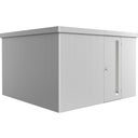 Garden Shed - Neo | Standard Door, Metallic Silver - 4D