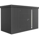 Garden Shed - Neo | Double Door, Metallic Dark Grey - 1D