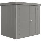 Ger&auml;tehaus Neo | Doppelt&uuml;r - quarzgrau-metallic