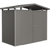 Garden Shed - Panorama | Double Door, Metallic Quartz Grey