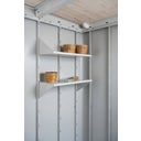 Biohort Garden Shed Shelves - Neo, Grey White