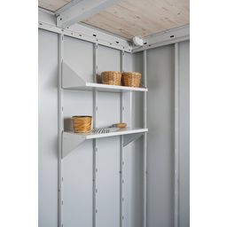 Biohort Garden Shed Shelves - Neo, Grey White
