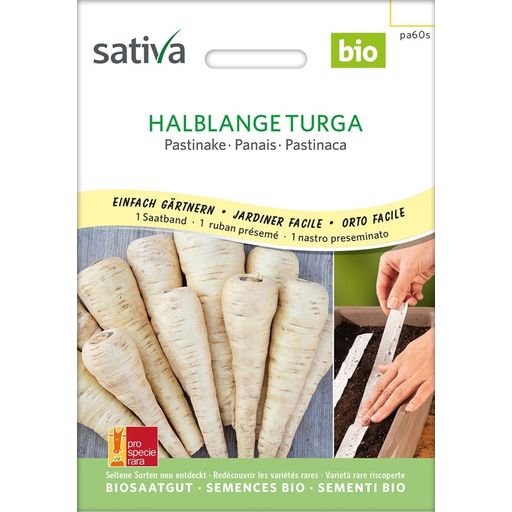 Sativa Bio Pastinake, Halblange Turga Saatband