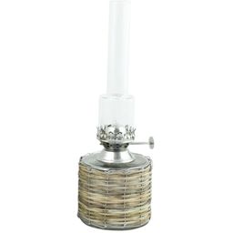 Strömshaga Wood Nickel Kerosene Lamp - Small