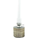 Strömshaga Wood Nickel Kerosene Lamp