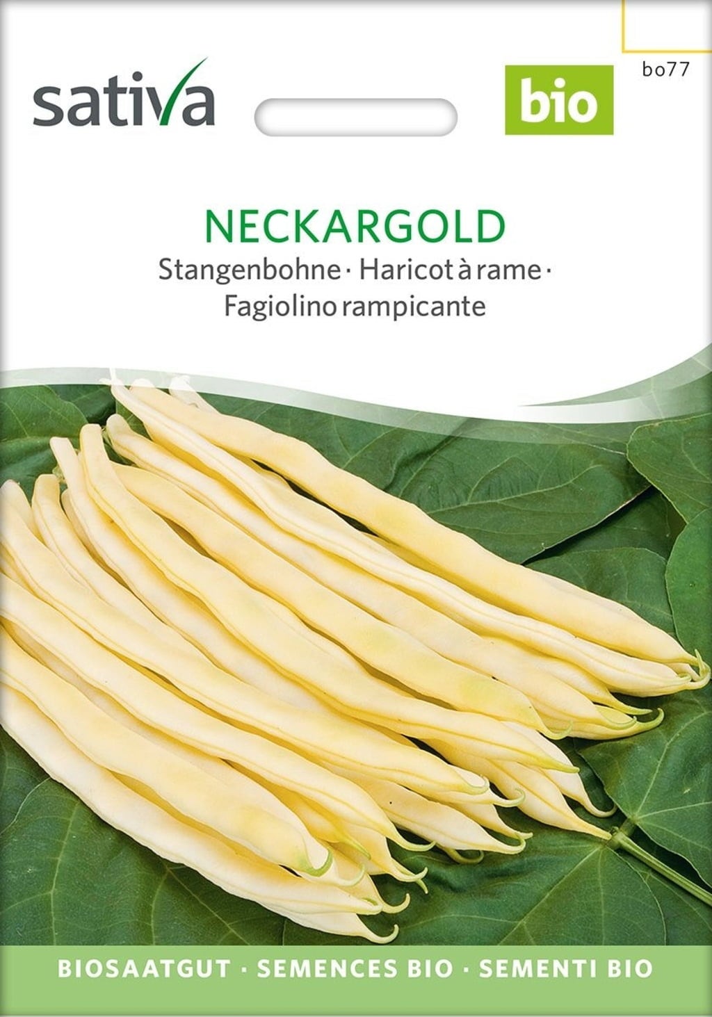 Sativa Ekologisk Störvaxböna, Neckargold